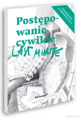 Postępowanie cywilne. Last Minute - Bogusław Gąszcz [KSIĄŻKA]