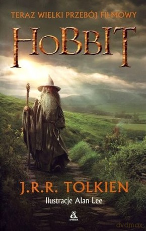 Hobbit (okładka filmowa) - J. R.R. Tolkien [KSIĄŻKA]
