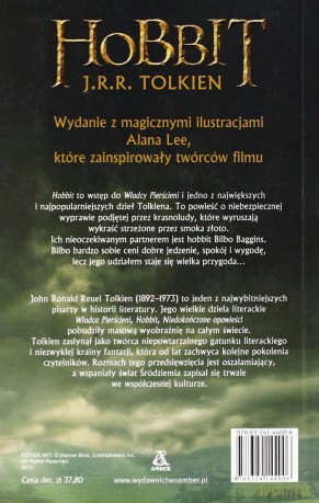 Hobbit (okładka filmowa) - J. R.R. Tolkien [KSIĄŻKA]