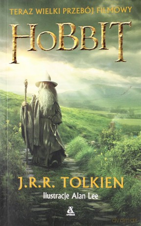 Hobbit (okładka filmowa) - J. R.R. Tolkien [KSIĄŻKA]