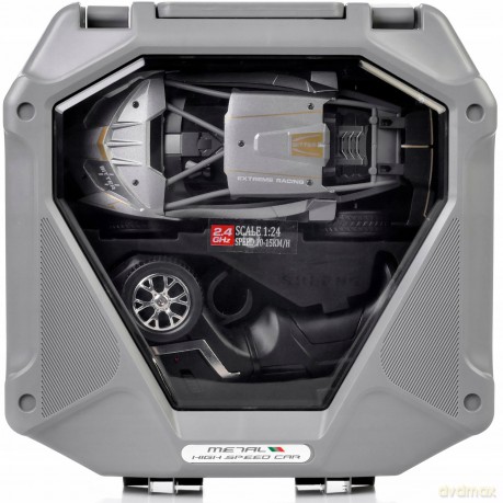 Auto metalowe zdalnie sterowane w walizce 162510