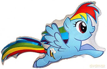 Balon foliowy 24 FX - Kucyki: Rainbow Dash