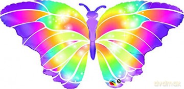 Balon foliowy Luminous Butterfly 44