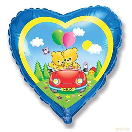 Balon foliowy Urodzinowe kwiaty FX 18
