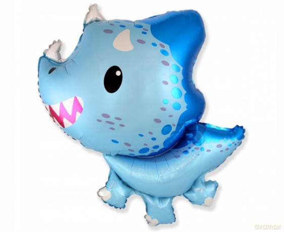 Balon foliowy24 FX Baby Triceratops niebieski