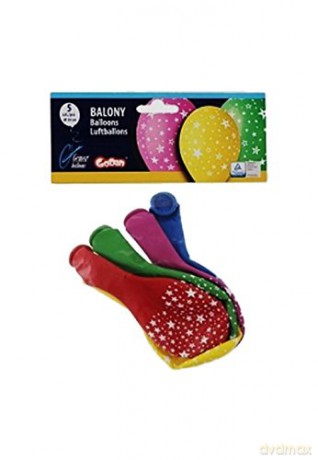 Balony Premium - Gwiazdki 12/5szt