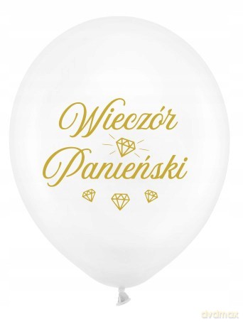 Balony premium hel wieczór panieński 5 szt