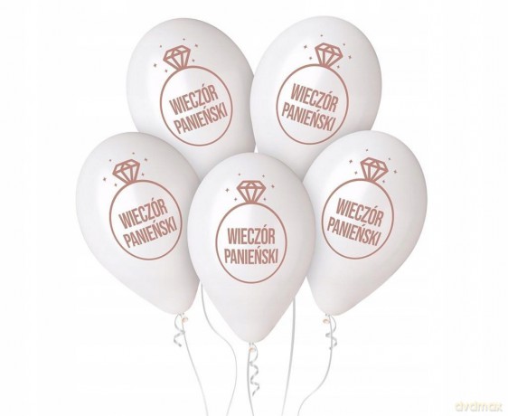 Balony premium hel wieczór panieński 5 szt