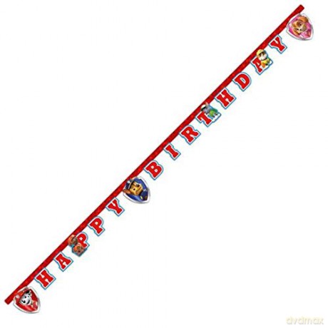 Baner urodzinowy Psi Patrol Happy Birthday 220 cm