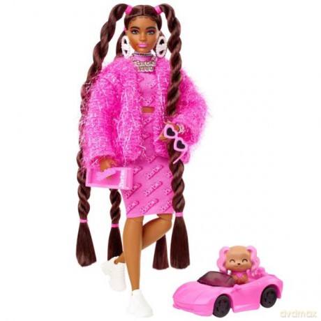 Barbie Lalka EXTRA MODA + akcesoria 14 HHN06 GRN27