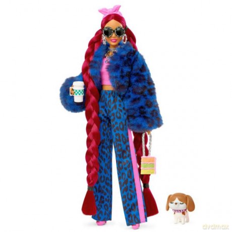 Barbie Lalka EXTRA MODA + akcesoria 17 HHN09 GRN27