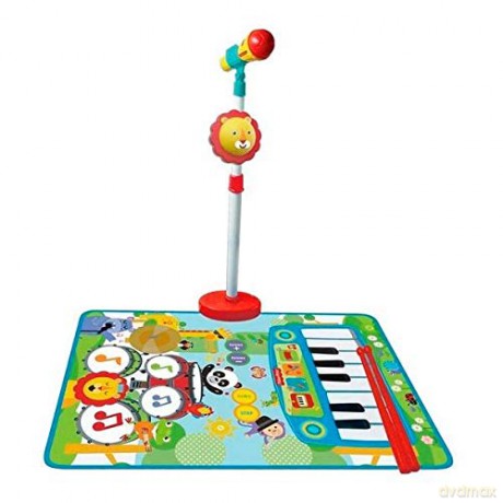 Fisher Price 2727 Mikrofon z matą muzyczną Lew