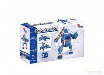 Klocki konstrukcyjne Alleblox RobotUnion 62el niebieski AB8026 [KLOCKI]