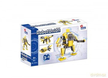Klocki konstrukcyjne Alleblox RobotUnion 62el żółty AB8027 [KLOCKI]