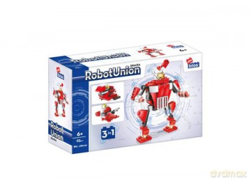 Klocki konstrukcyjne Alleblox RobotUnion 65 el. czerwony AB8029 [KLOCKI]
