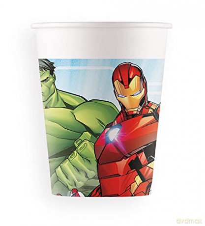 Kubeczki papierowe Avengers Marvel 8 szt