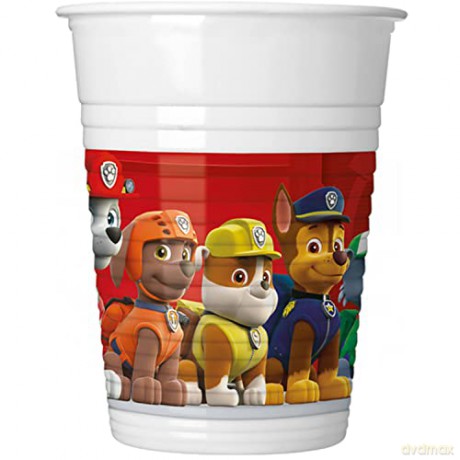 Kubeczki papierowe Psi Patrol 200 ml 8 szt