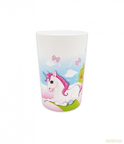 Kubeczki plastikowe Tęczowy Jednorożec 230 ml 2 szt