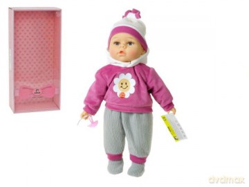 Lalka bobas 35 cm z dźwiękiem box mówi i śpiewa po polsku