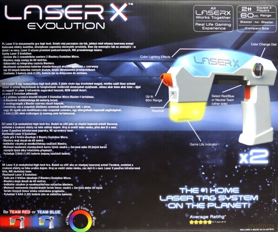 LASER X Revolution Micro Double Blasters zestaw dla dwóch graczy 88168