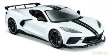 MAISTO 31534-76 Chevrolet Corvette Stingray Coupe biały 1:24