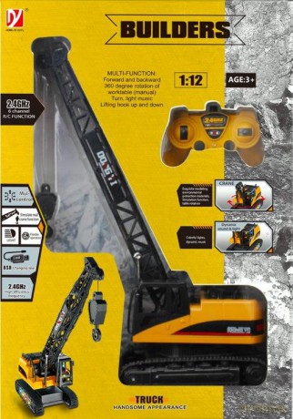 Maszyna budowlana Dźwig R/C ładowarka USB 499446