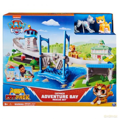 PAW PATROL Psi Patrol CatPack Zatoka przygód BAZA 6066043 Spin Master [FIGURKA]