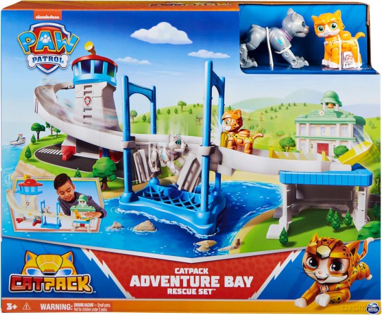 PAW PATROL Psi Patrol CatPack Zatoka przygód BAZA 6066043 Spin Master [FIGURKA]