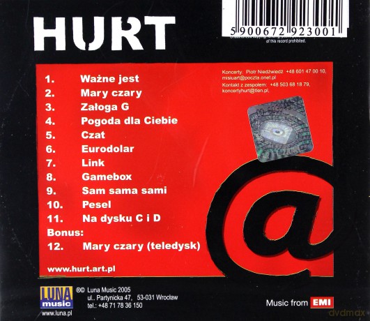 Hurt: Czat (reedycja) [CD]