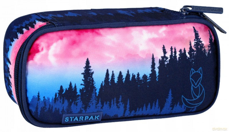 Piórnik saszetka owalna 1 zamek Forest STARPAK