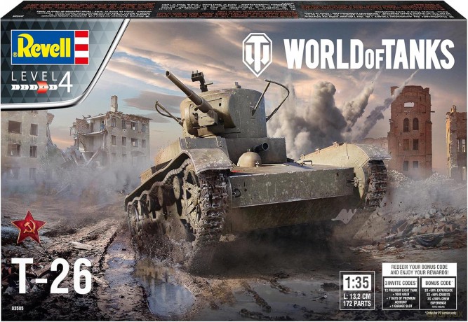 Pojazd 1:35 03505 Czołg T-26 World of Tanks