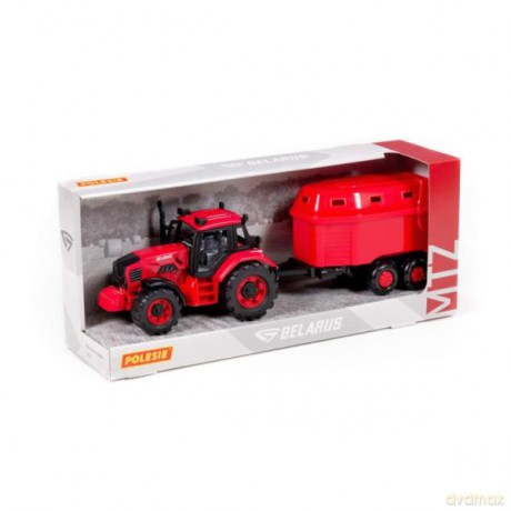 Polesie 91499 Traktor BELARUS do przewozu zwierząt