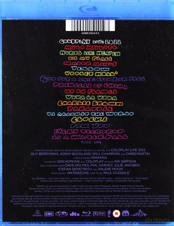 Coldplay: Live 2012 - Limited [Blu-Ray]+[CD]