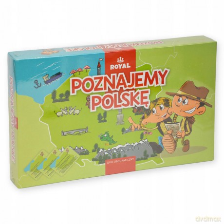 Poznajemy Polskę quiz geograficzny gra [GRA PLANSZOWA]