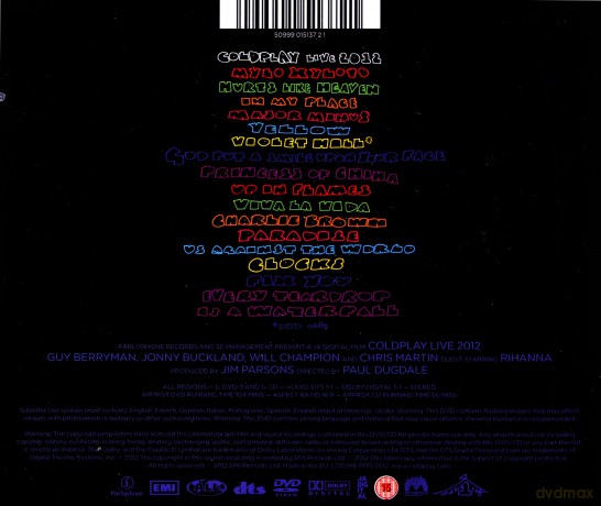 Coldplay: Live 2012  [CD]+[DVD]