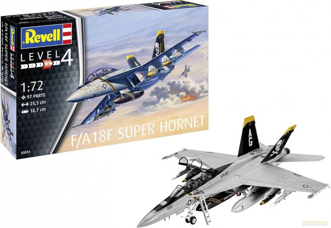 Samolot do sklejania 1:72 03834 F/A18F SUPER HORNET