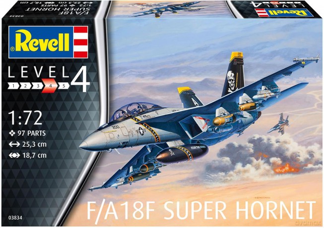 Samolot do sklejania 1:72 03834 F/A18F SUPER HORNET