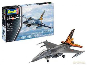 Samolot do sklejania 1:72 03860 F-16 MLU TIGER MEET 2018 31 Sqn. Kleine Brogel