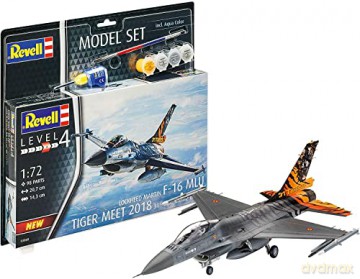 Samolot do sklejania 1:72 63860 F-16 MLU TIGER MEET 2018 31 Sqn. Kleine Brogel