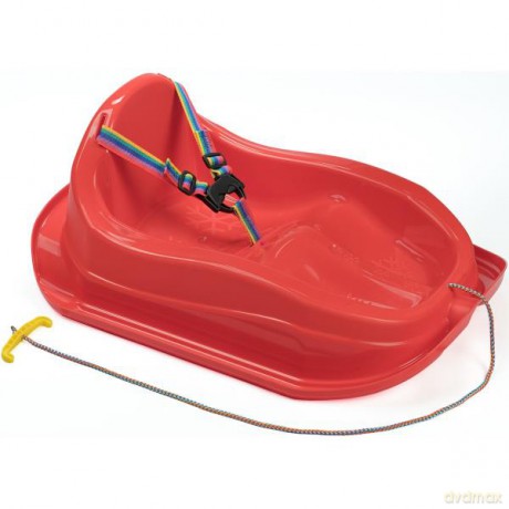 Sanki plastikowe MINI BOBEK czerwone 1020655
