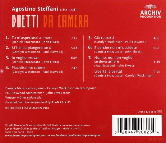 Alan Curtis: Deutti Da Camera [CD]