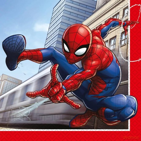 Serwetki papierowe Spiderman 33 x 33 cm 20 szt