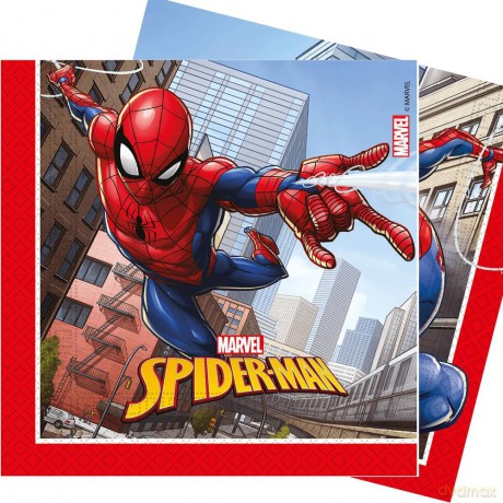 Serwetki papierowe Spiderman 33 x 33 cm 20 szt