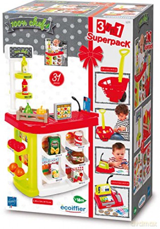 Sklep Supermarket z Koszykiem 3w1 Ecoiffier