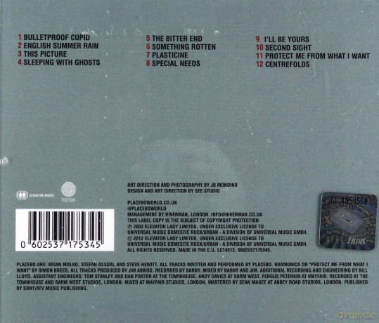 Placebo: Sleeping With Ghosts [CD]