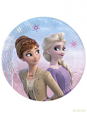 Talerzyki papierowe Frozen 2 20 cm 8 szt