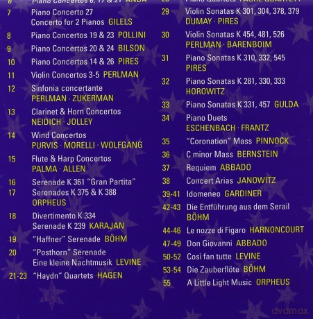 111 Mozart Masterworks [55CD]