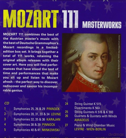 111 Mozart Masterworks [55CD]