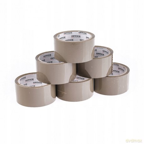 Taśma pakowa brązowa 48mm x 50Y 36mic OFFICE PRODUCTS