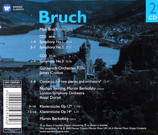 Conlon: Gemini-Symphonies, Concerto For 2 Pianos [2CD]